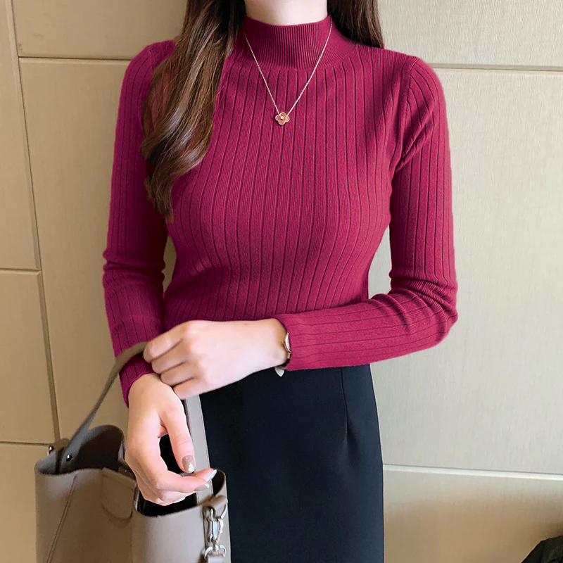 Aurora | Cozy Ribbed Turtleneck