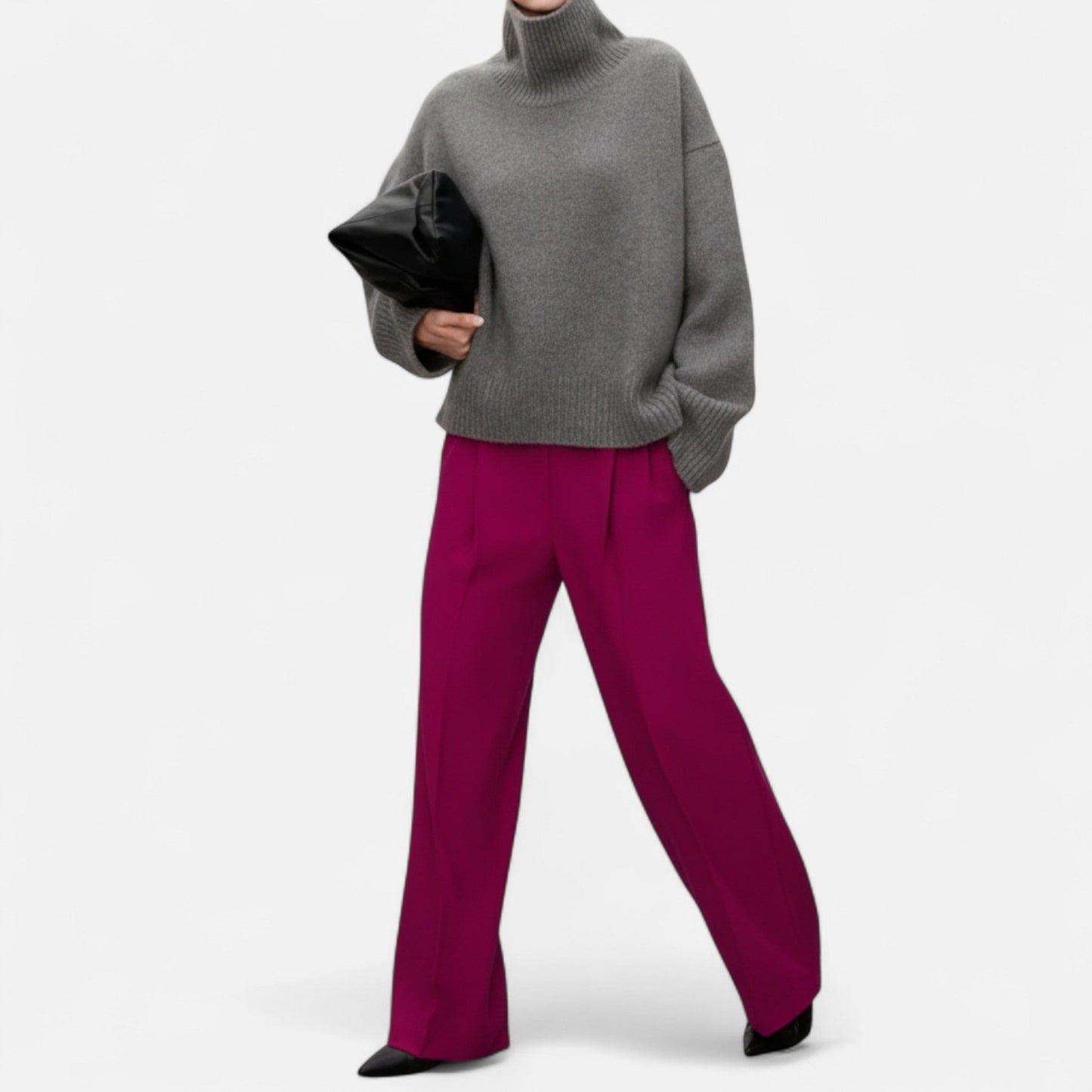 Valeska | Timeless Turtleneck Wool Sweater