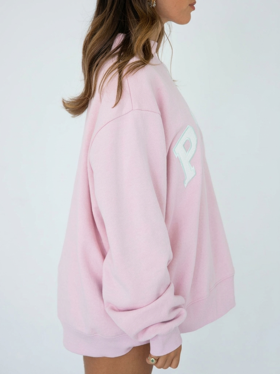 Junie | Vintage Varsity Mockneck Sweatshirt