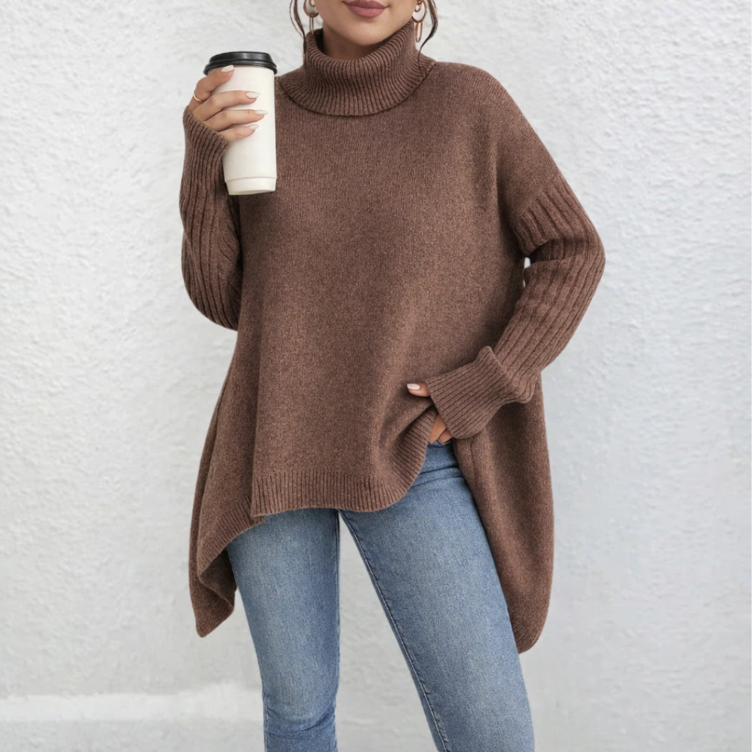 Delilah | Loose Fit Turtleneck Sweater