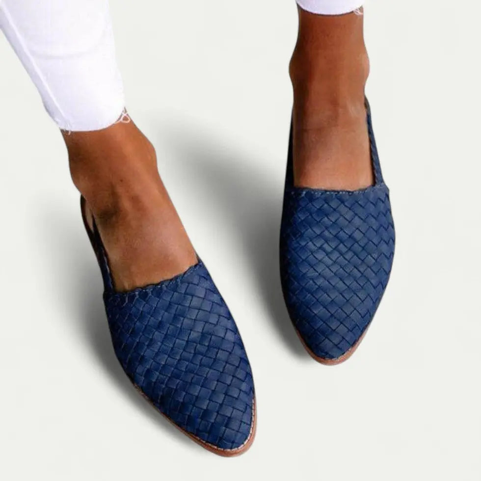 Palmira | Woven Slingback Flats