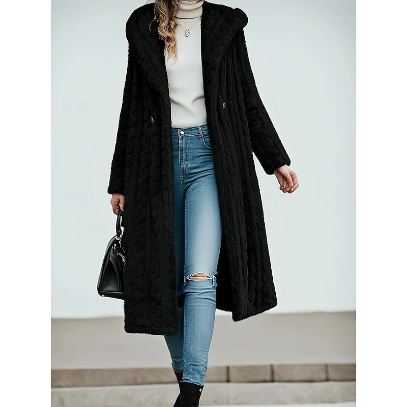 Georgina | Women's Hooded Longline Coat for Winter