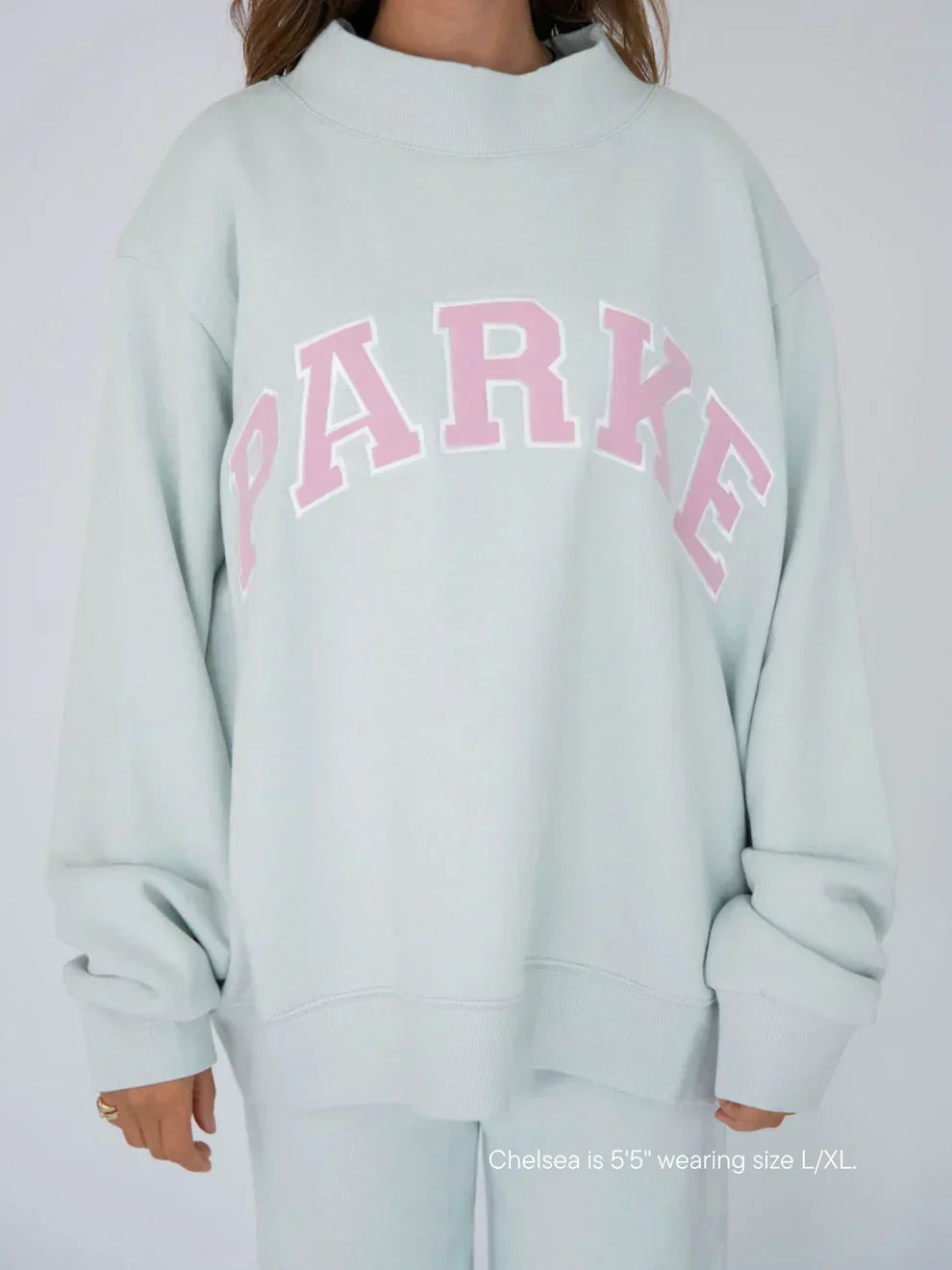 Harlow | Cozy Varsity Mockneck Sweatshirt