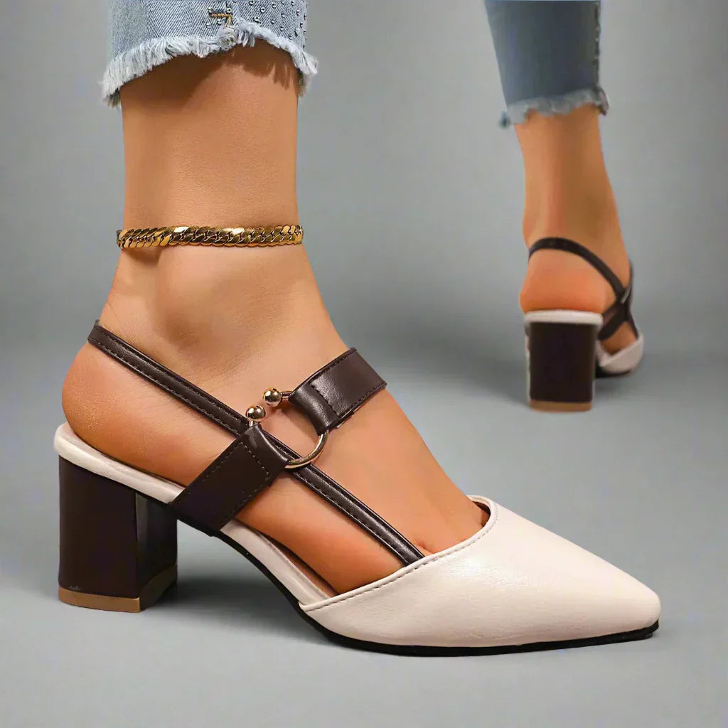 Mireille | Streamlined Block Heels