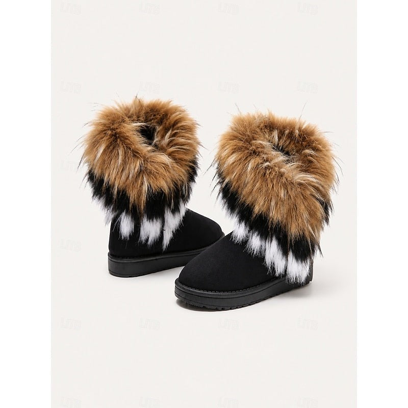 Branna | Women's Fluffy-Trimmed Winter Boots