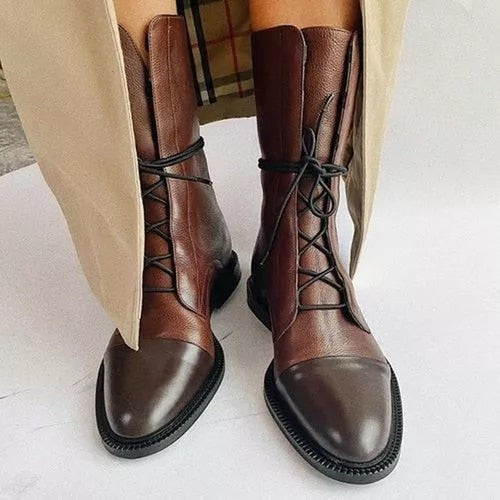 Sophia | Women's Elegant Lace-Up Ankle Boots