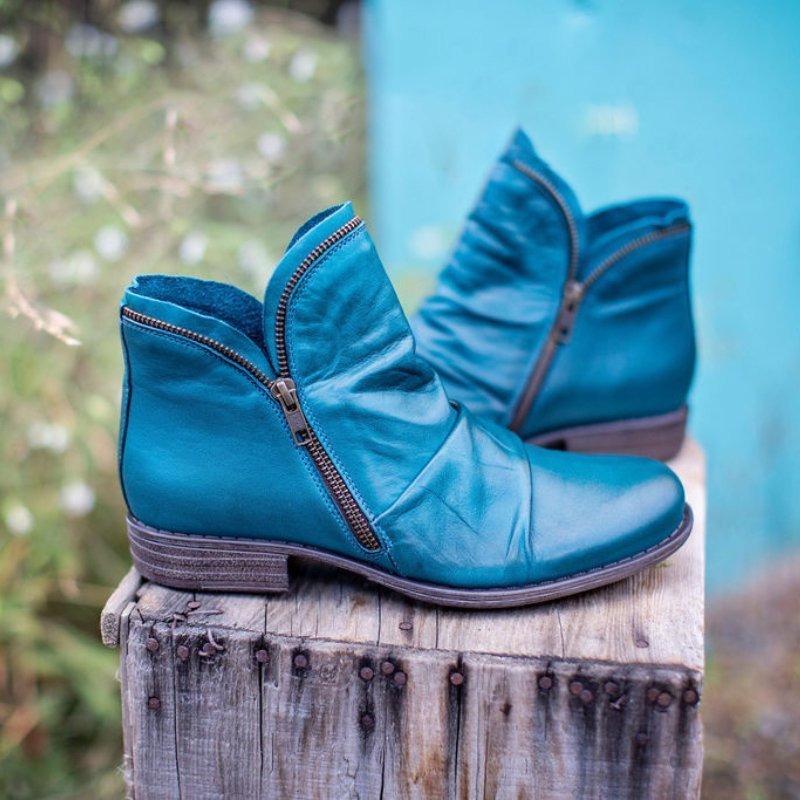 Sutton | Ruched Vamp Ankle Boots