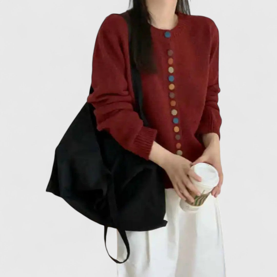 Marigold | Soft Knit Cardigan with Button Details