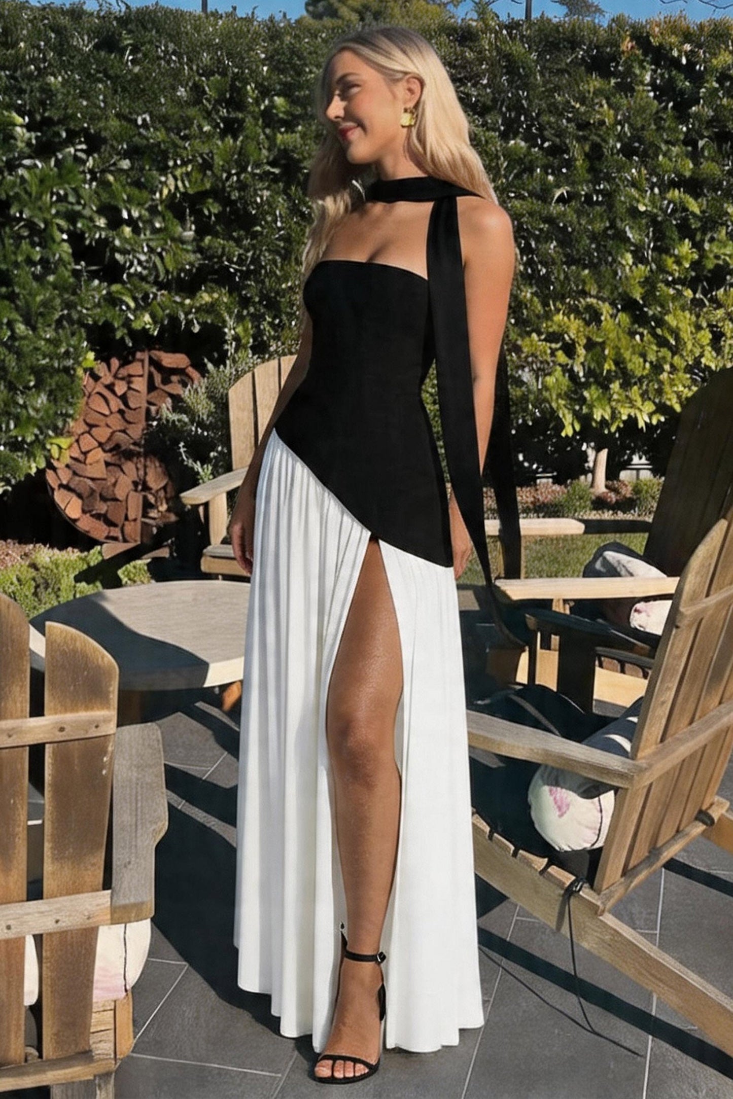 Briar | Knit A-Line Maxi Dress