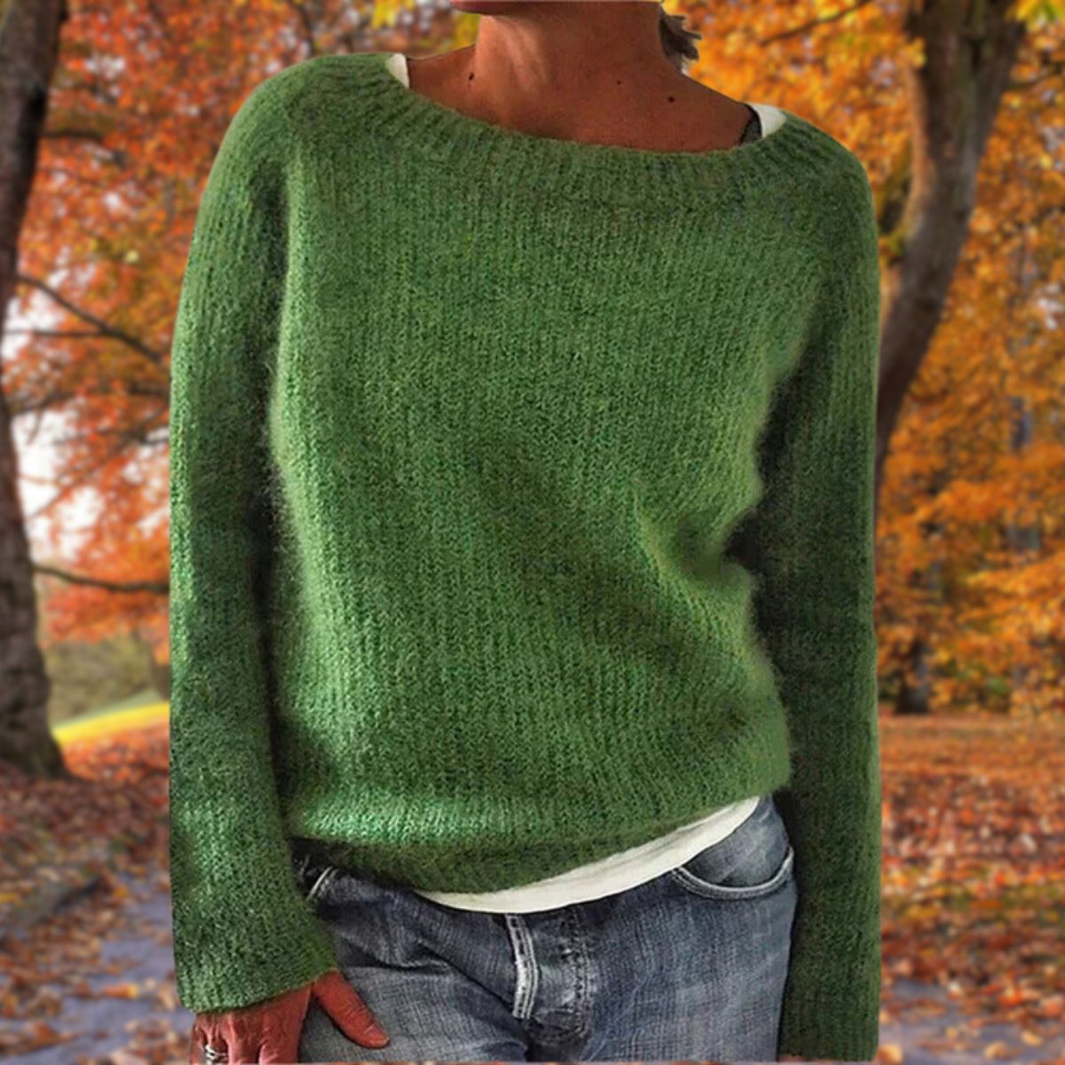 Fenella | Classic Merino Wool Sweater Elegant Timeless Warm Knitwear for Autumn and Winter Comfort