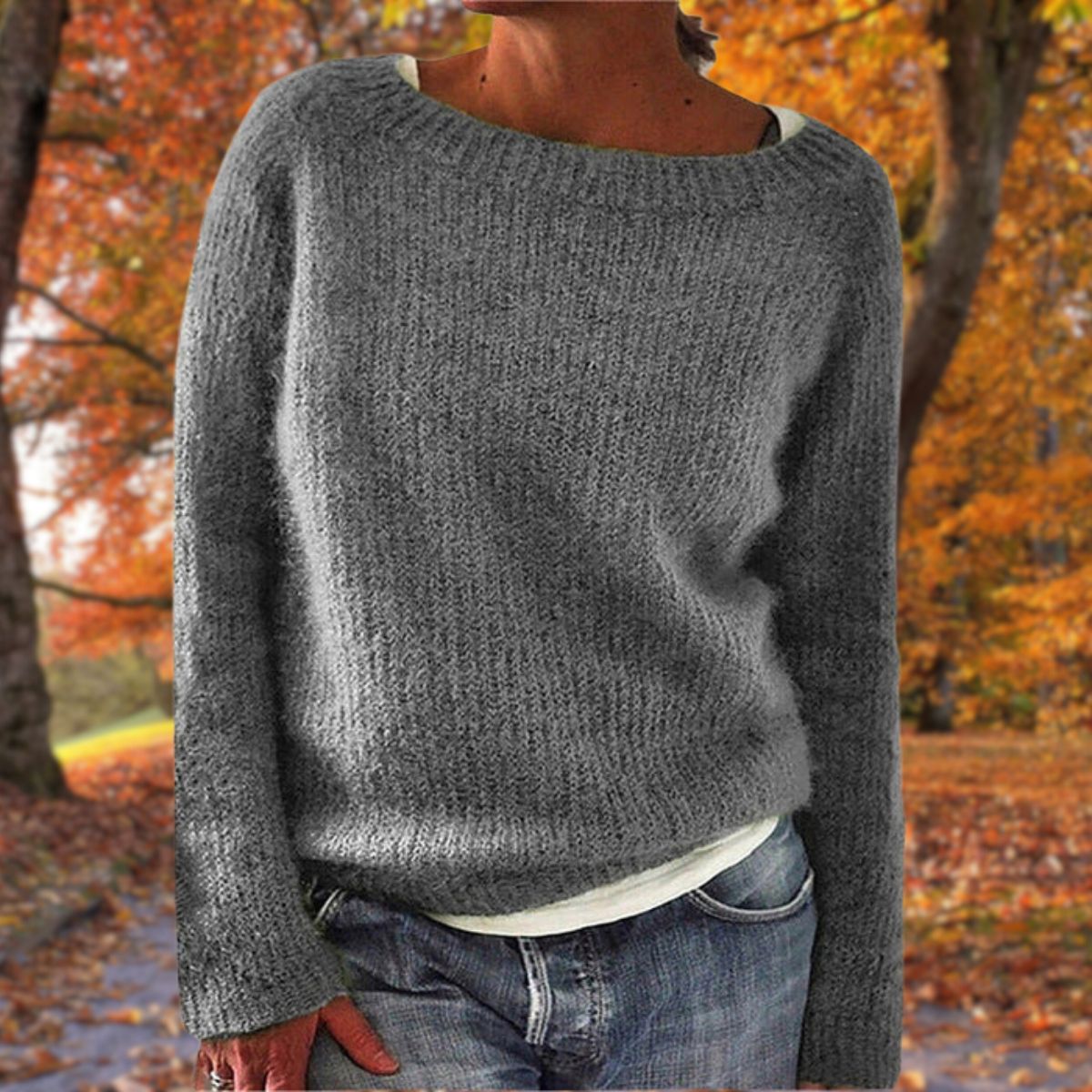 Fenella | Classic Merino Wool Sweater Elegant Timeless Warm Knitwear for Autumn and Winter Comfort