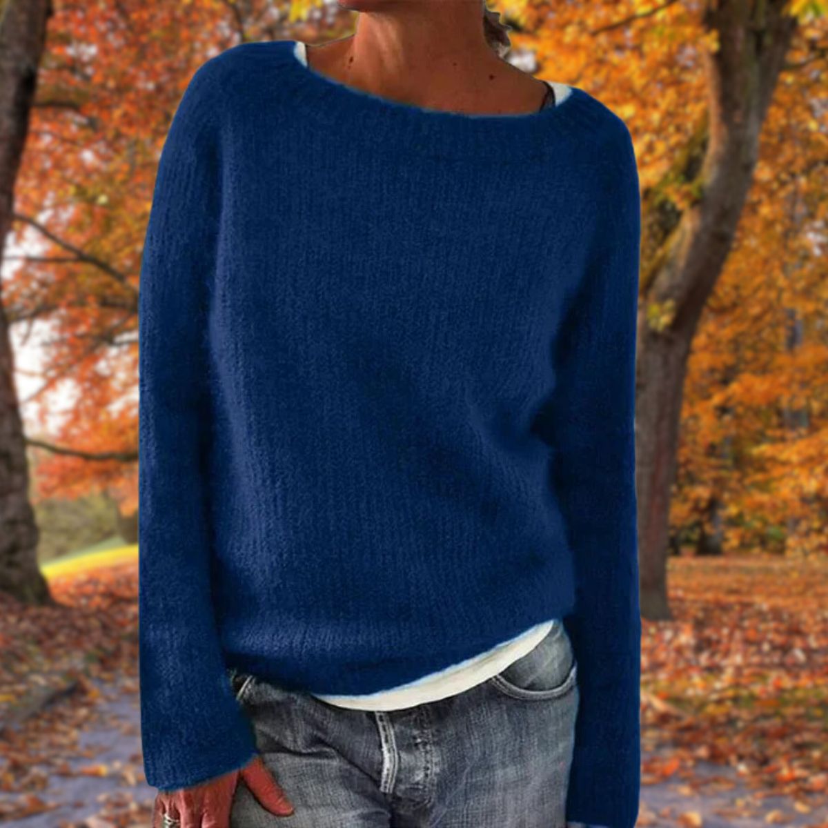 Fenella | Classic Merino Wool Sweater Elegant Timeless Warm Knitwear for Autumn and Winter Comfort