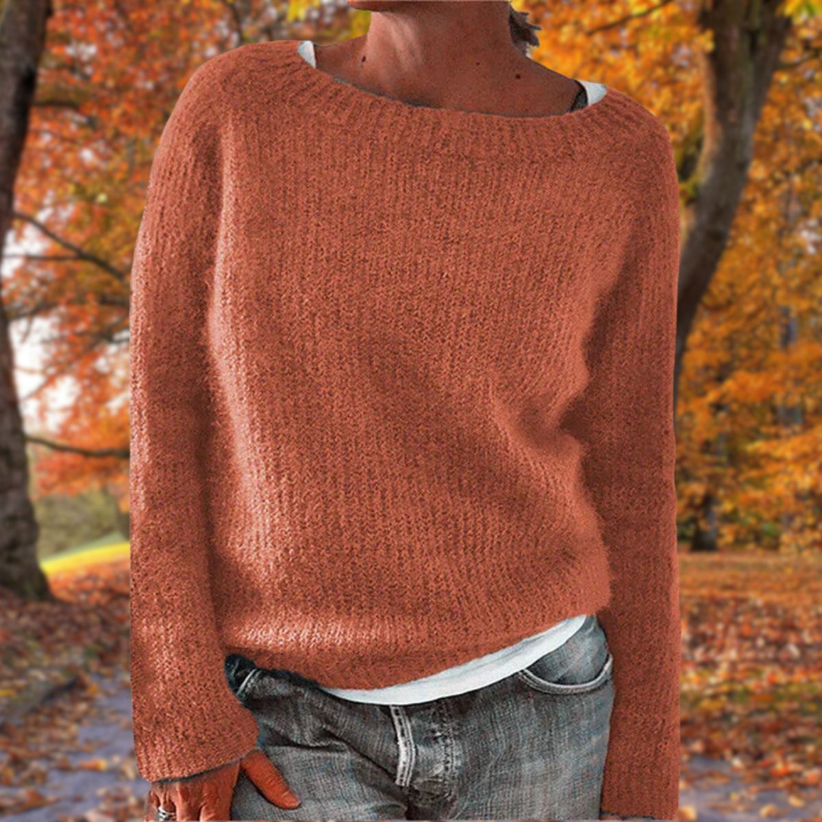 Fenella | Classic Merino Wool Sweater Elegant Timeless Warm Knitwear for Autumn and Winter Comfort