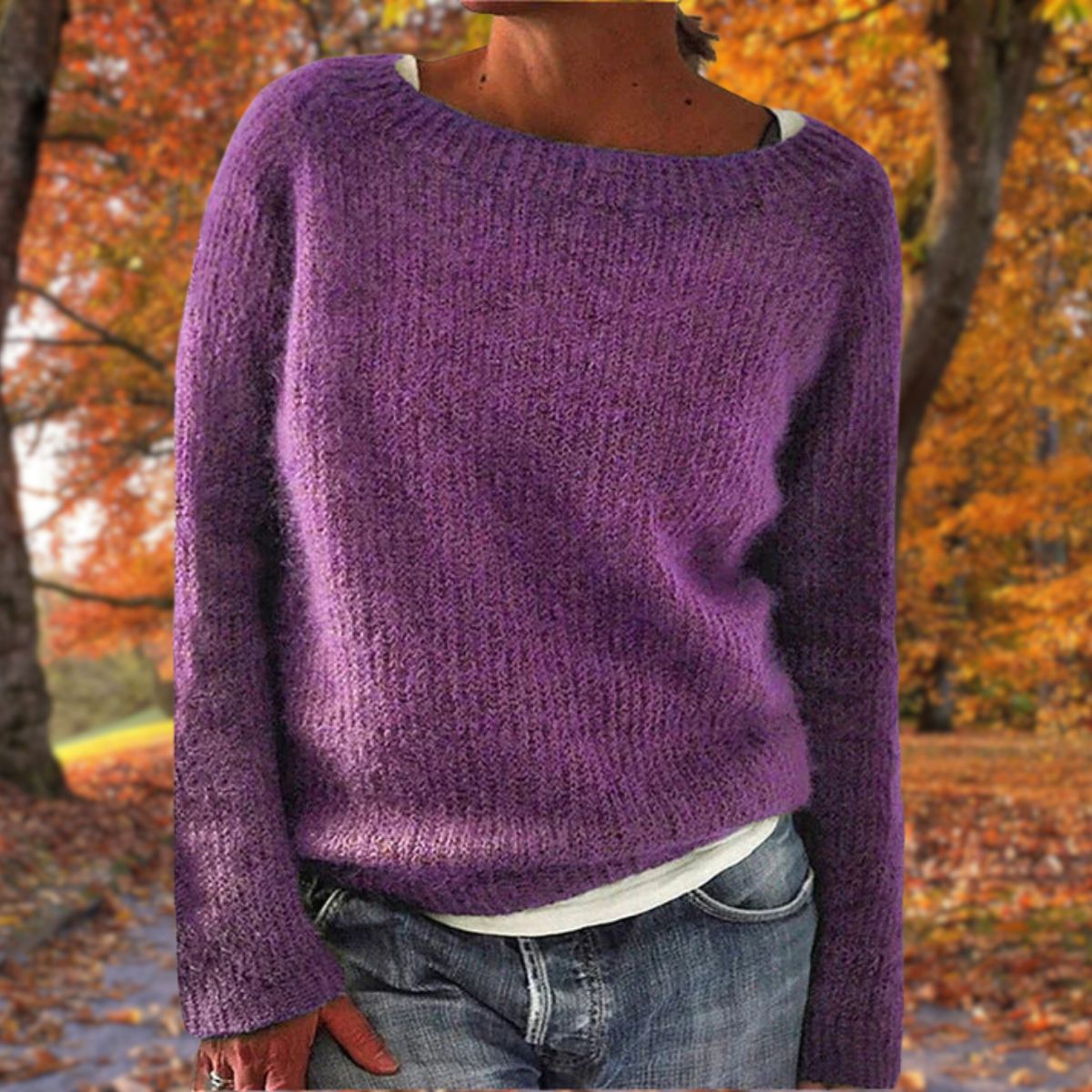 Fenella | Classic Merino Wool Sweater Elegant Timeless Warm Knitwear for Autumn and Winter Comfort