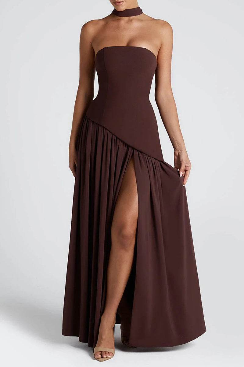 Briar | Knit A-Line Maxi Dress