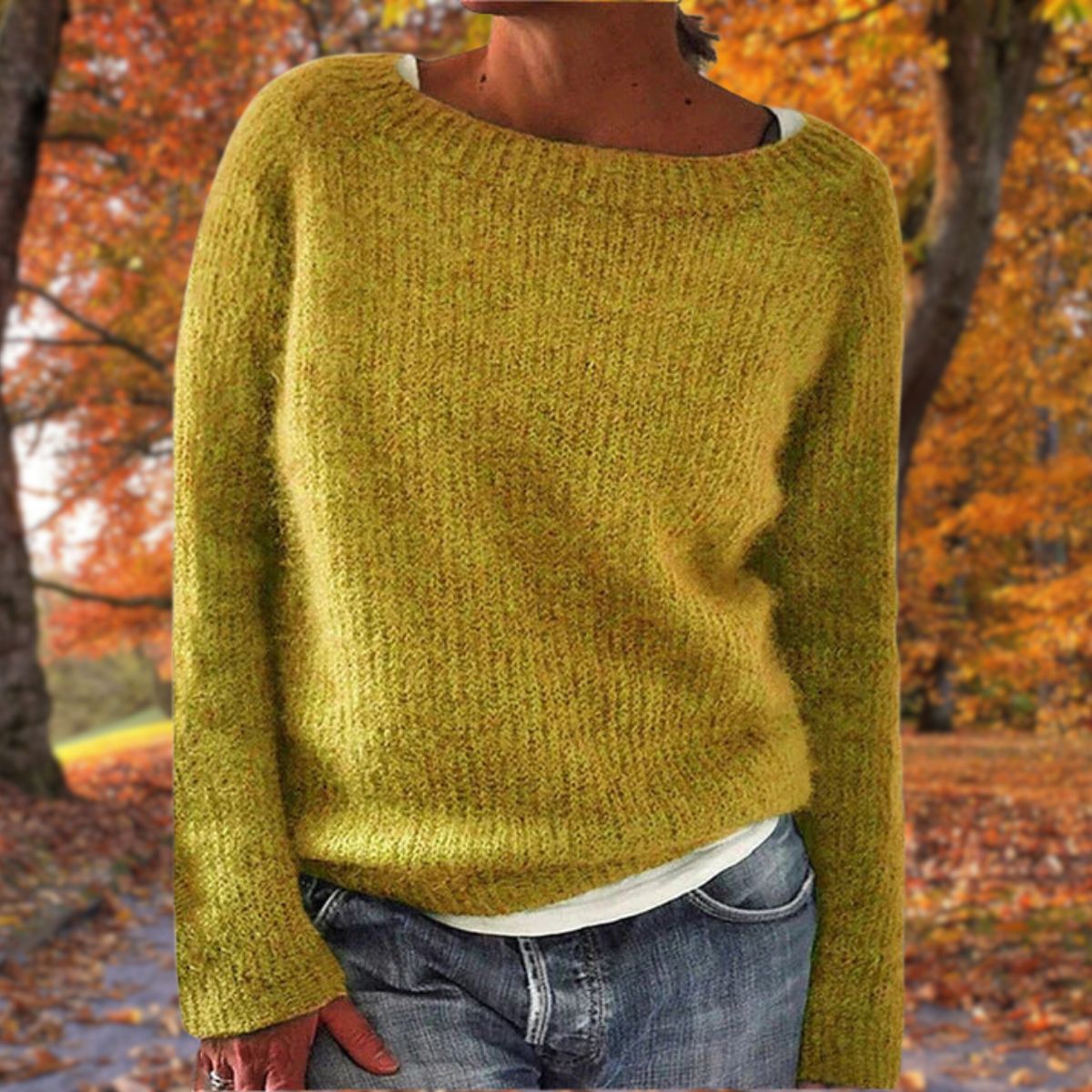 Fenella | Classic Merino Wool Sweater Elegant Timeless Warm Knitwear for Autumn and Winter Comfort