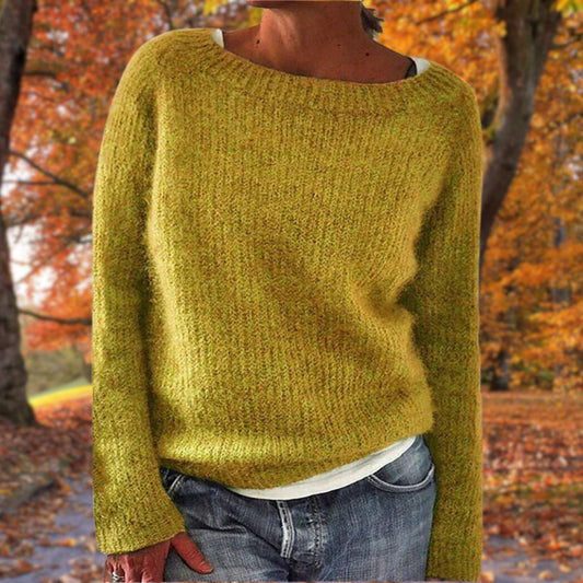 Fenella | Classic Merino Wool Sweater Elegant Timeless Warm Knitwear for Autumn and Winter Comfort
