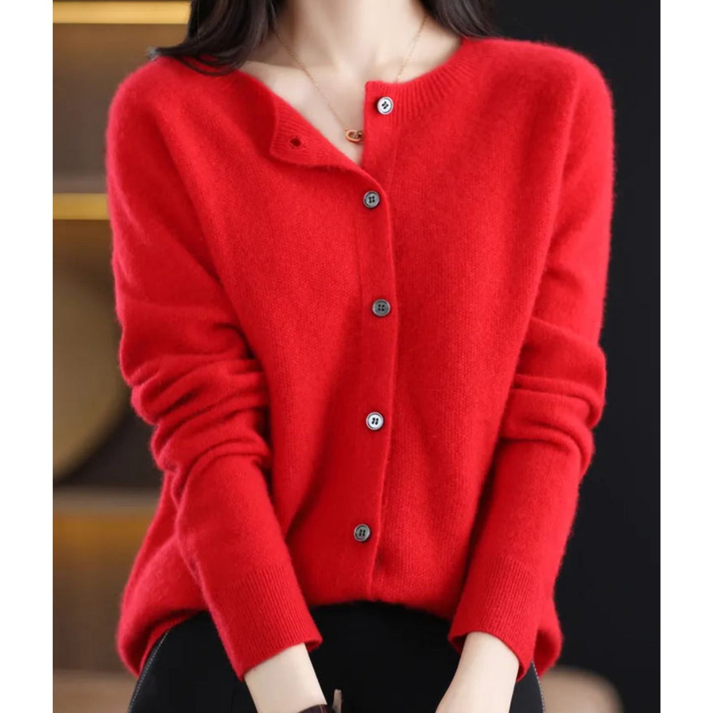 Clementine | Luxury Merino Wool & Cashmere Cardigan