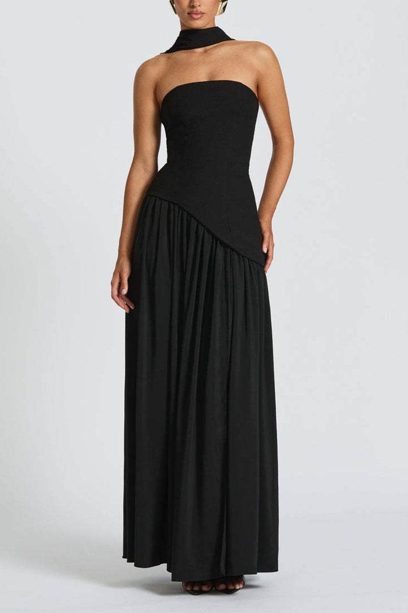 Briar | Knit A-Line Maxi Dress