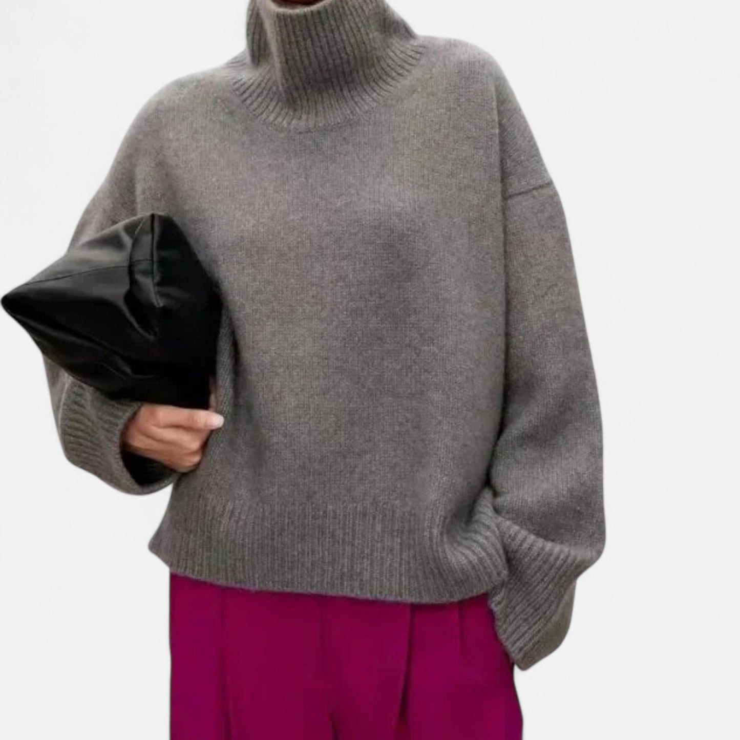 Valeska | Timeless Turtleneck Wool Sweater