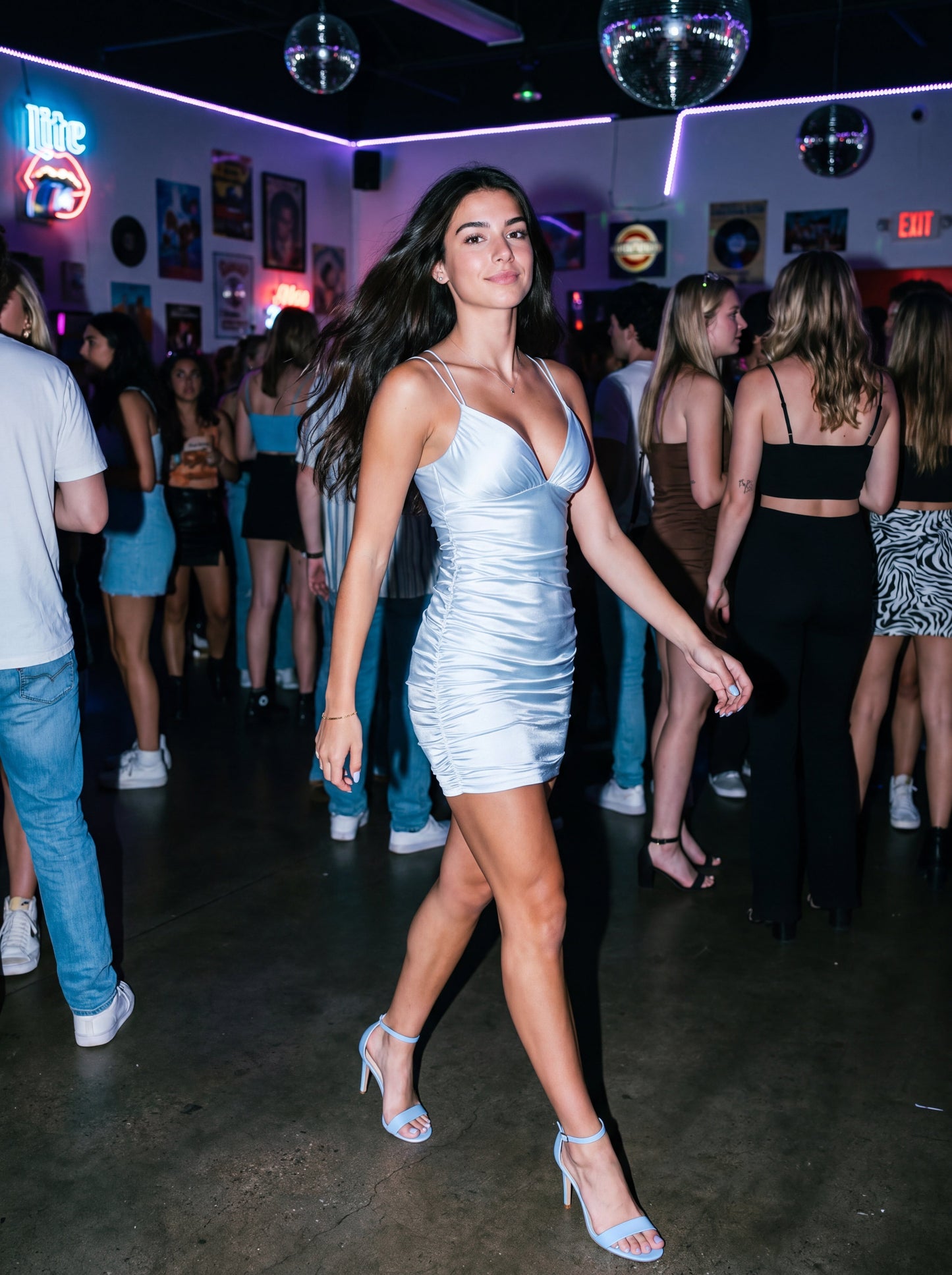 Elyse | Sheath Homecoming Dress with Criss-Cross Back