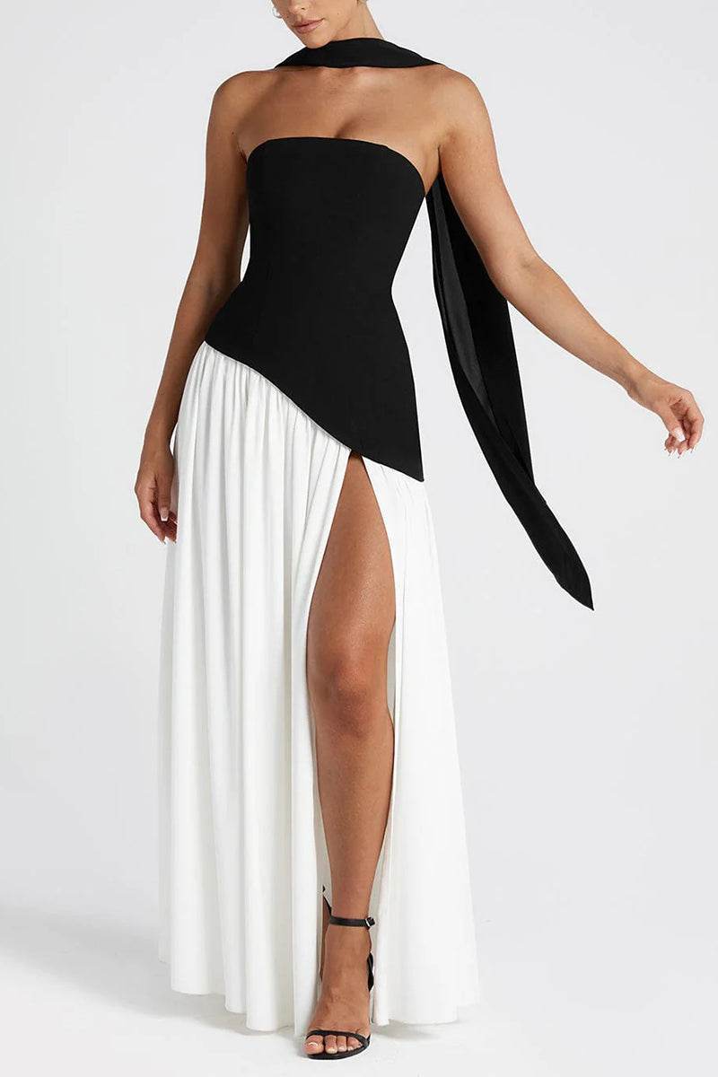 Briar | Knit A-Line Maxi Dress