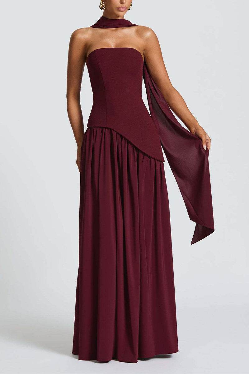 Briar | Knit A-Line Maxi Dress