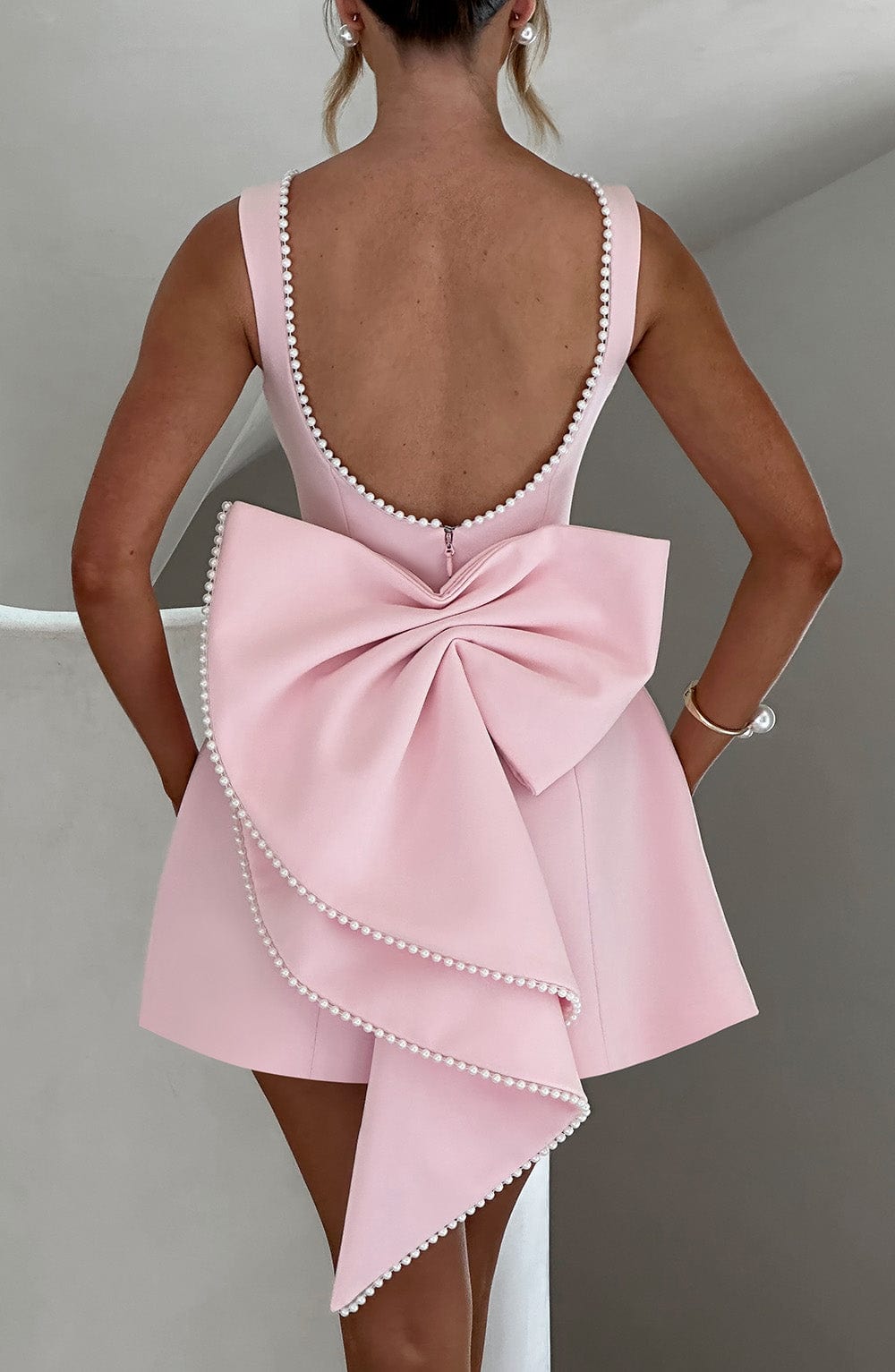 Cyra | Structured Mini Dress for Wedding Guests