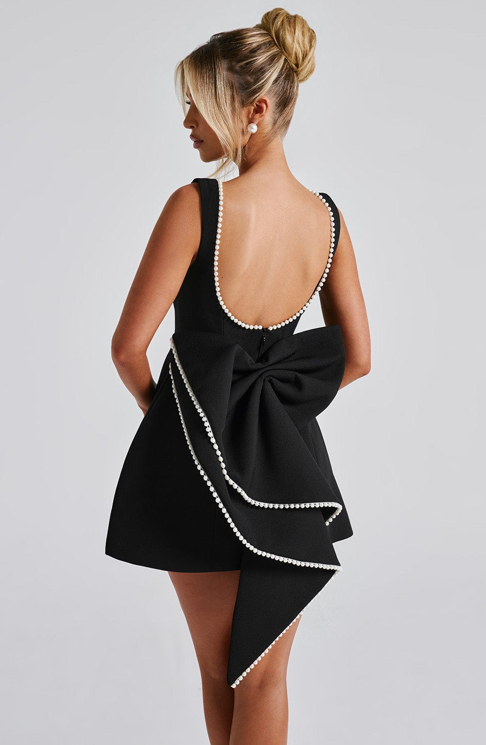 Cyra | Structured Mini Dress for Wedding Guests