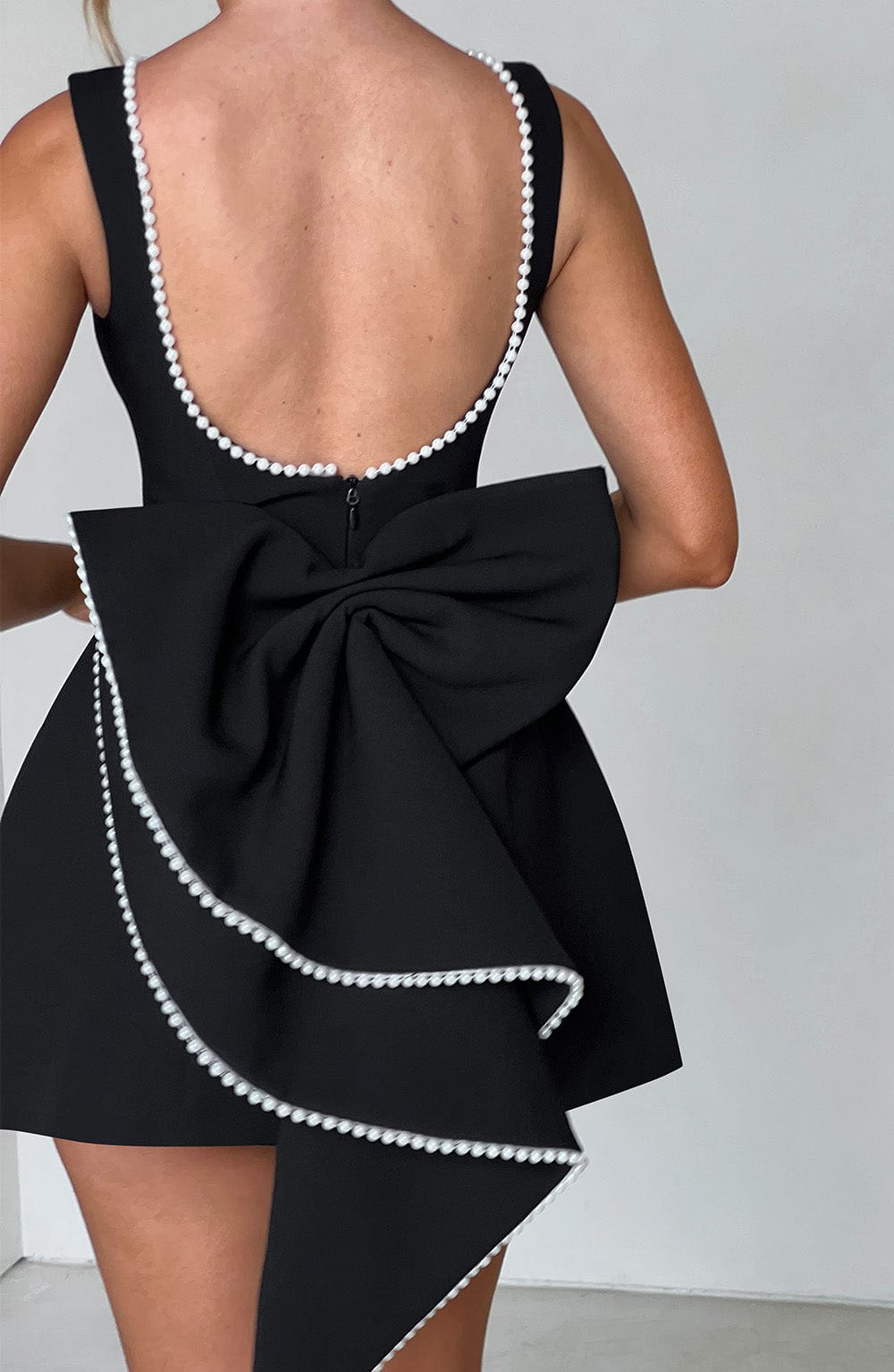 Cyra | Structured Mini Dress for Wedding Guests