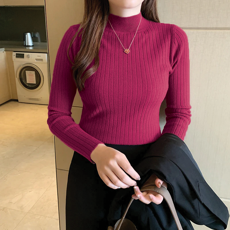 Aurora | Cozy Ribbed Turtleneck