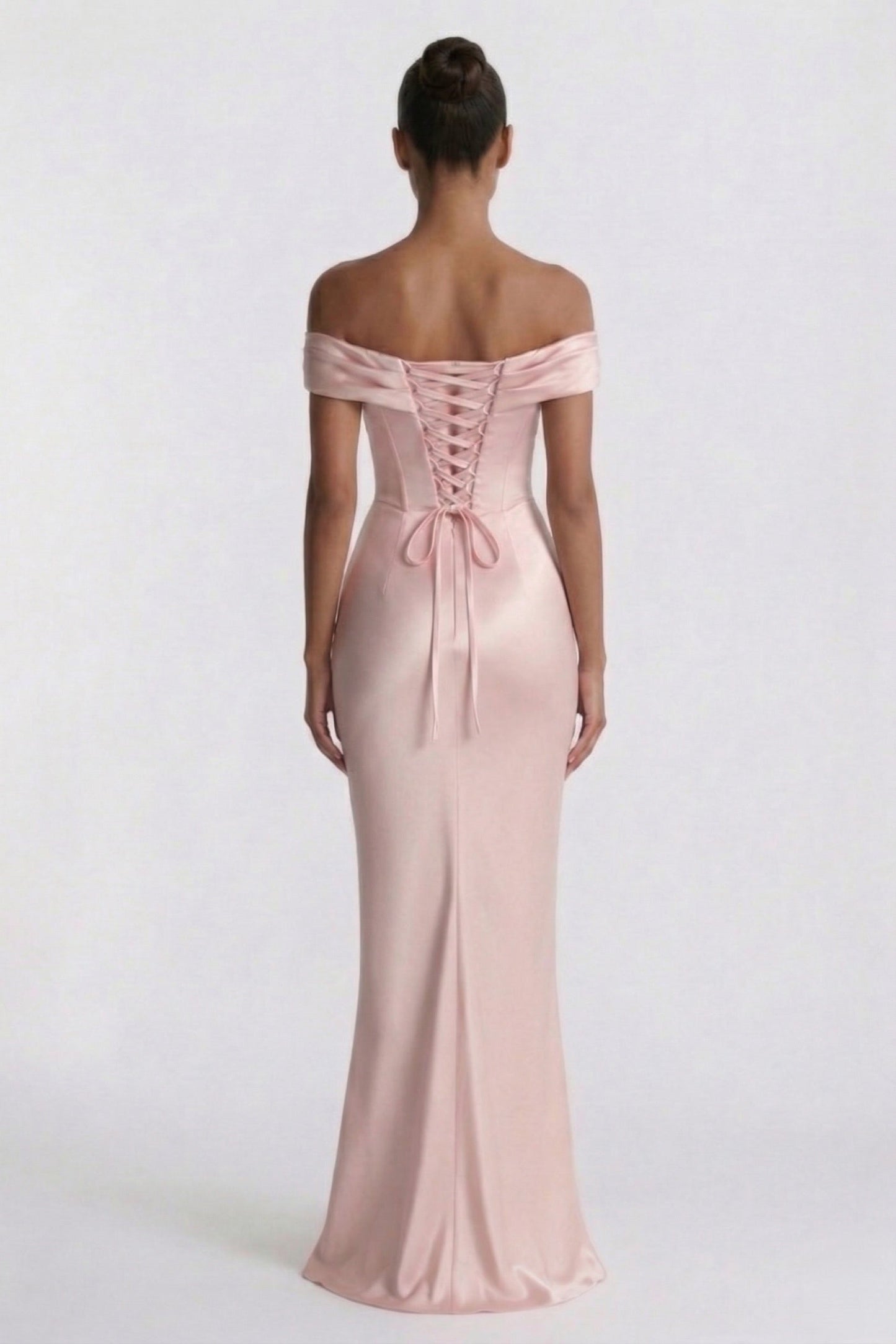 Rosalind | Satin Sheath Wedding Guest Dress