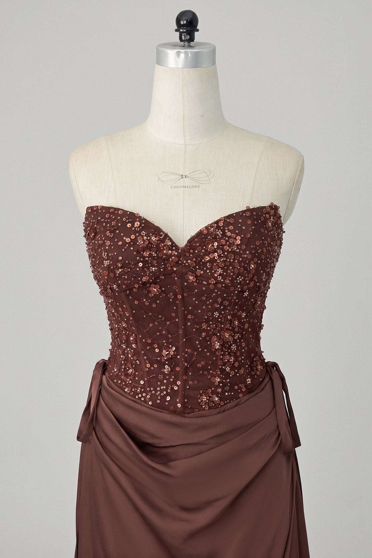 Ines | Satin Sheath Wedding Guest Dress
