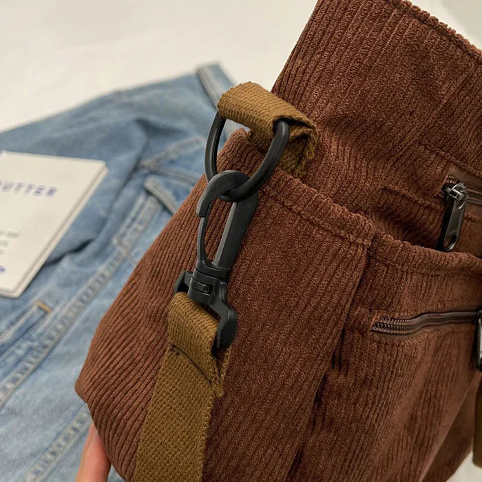 Talwyn | Corduroy Tote Bag Large Carryall For Everyday Style