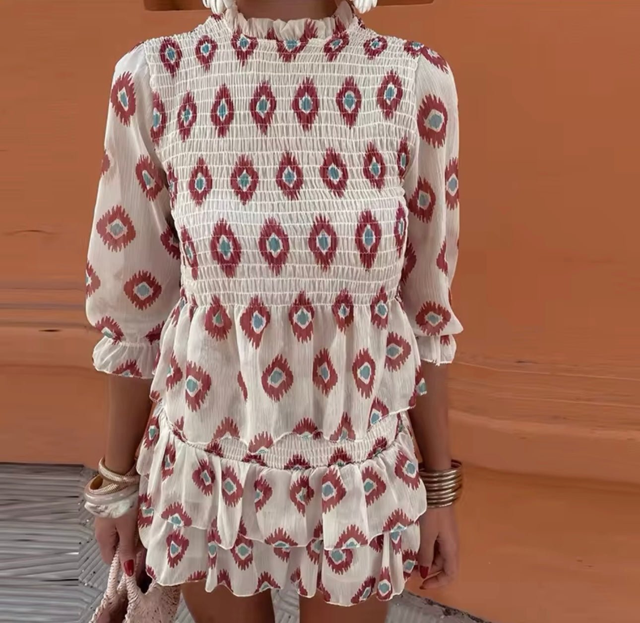 Odalys | A-Line Mini Dress for Wedding Guests