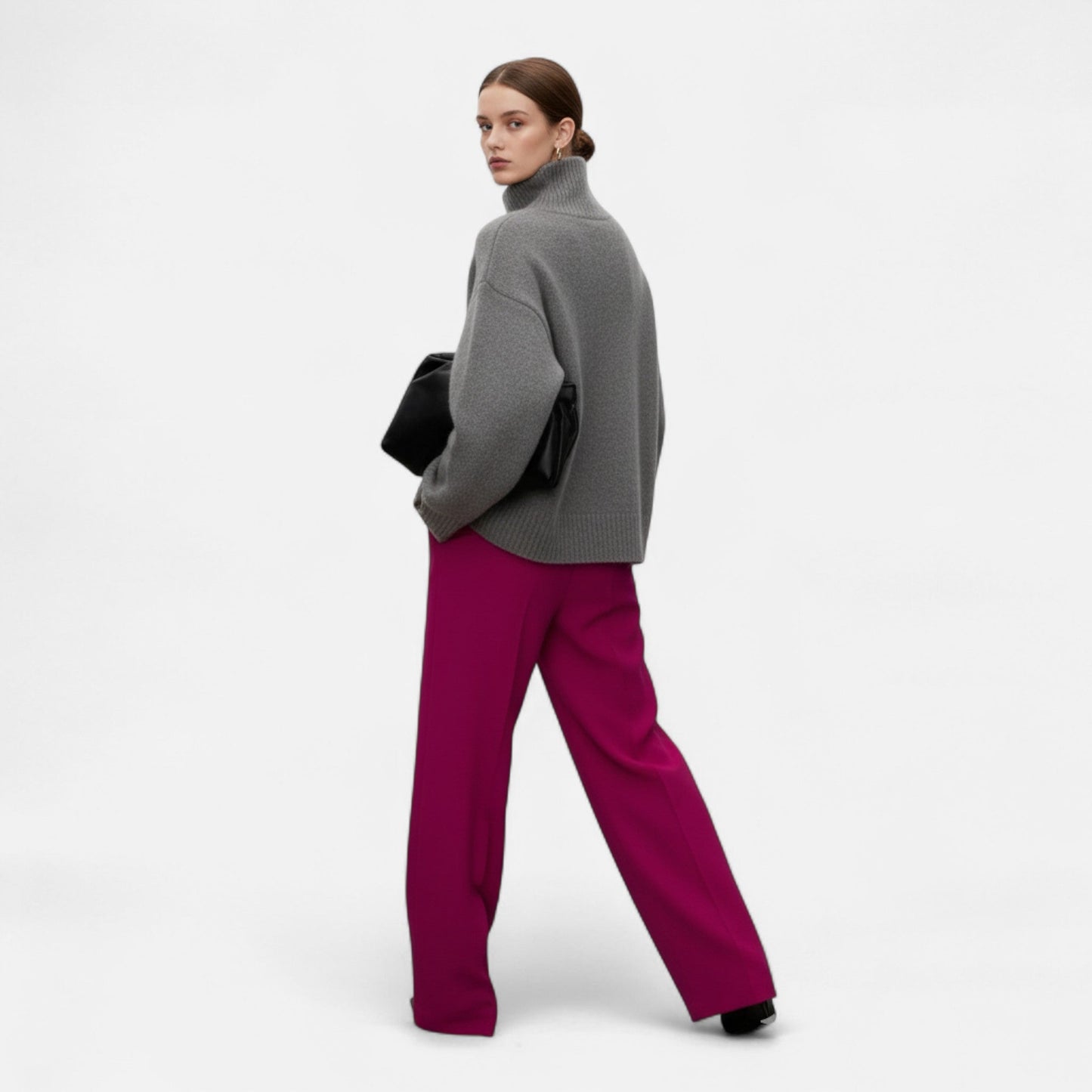 Valeska | Timeless Turtleneck Wool Sweater