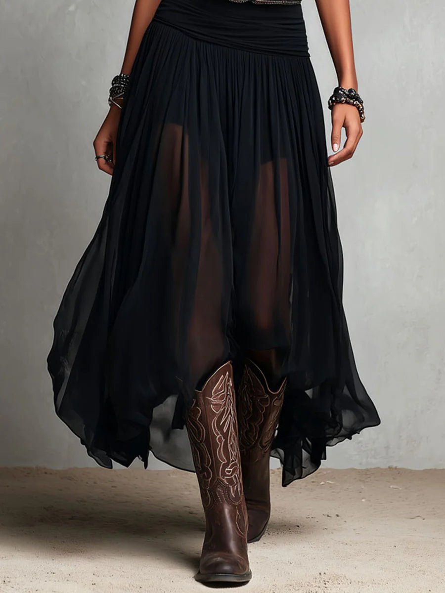 Bexley | Sleeveless Boho V-Neck Maxi Dress