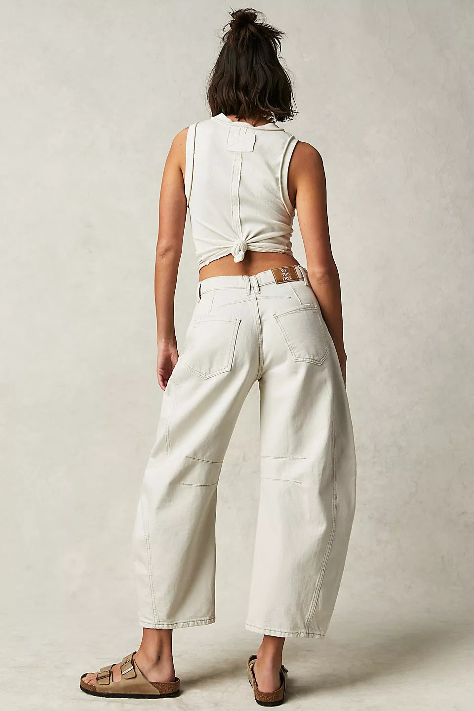 Rosamund | High-Stretch Mid-Rise Barrel Jeans