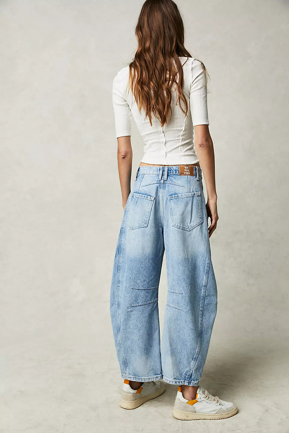 Rosamund | High-Stretch Mid-Rise Barrel Jeans