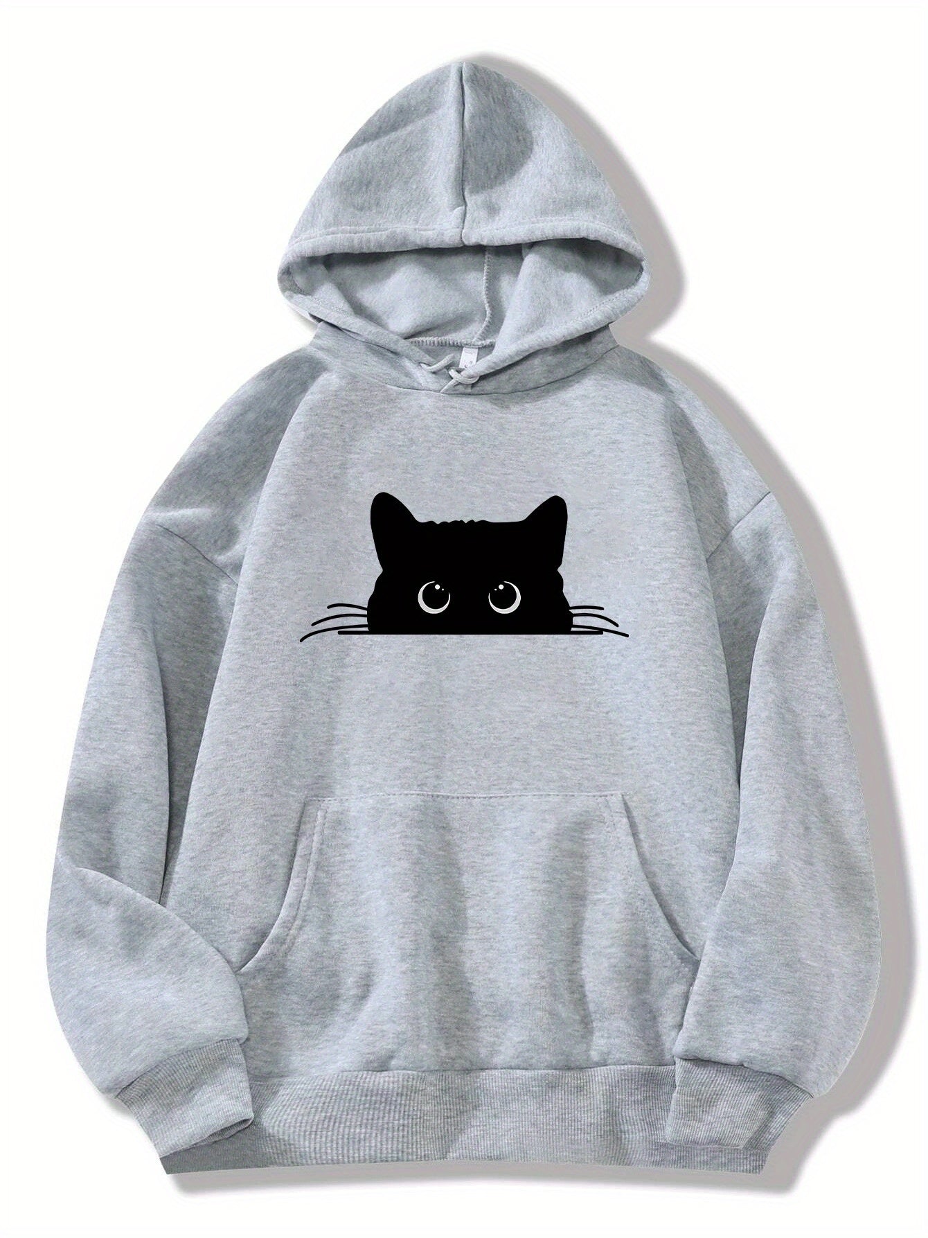 Alaia | Snug Cat Print Hoodie