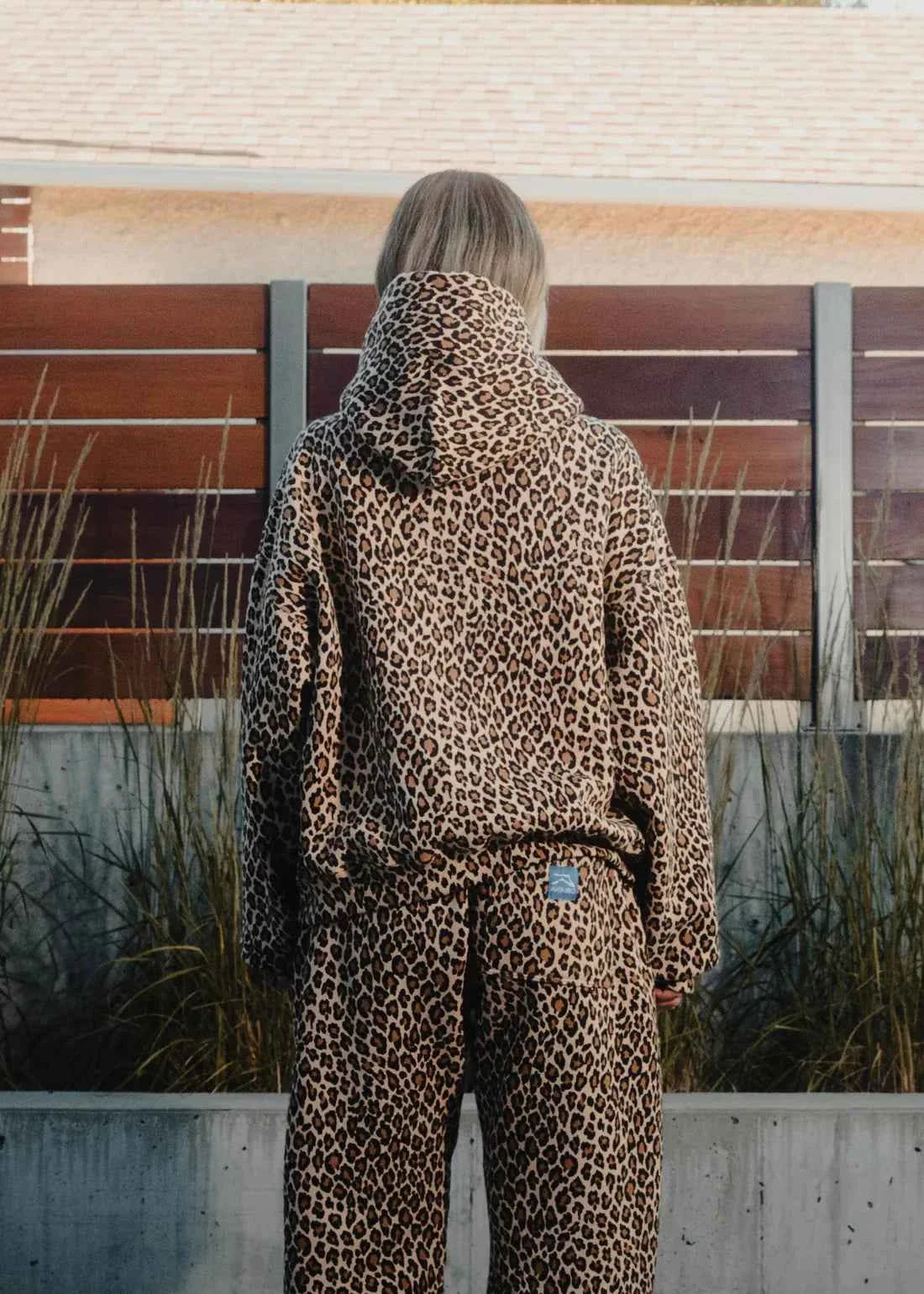 Cinnamon | Leopard Print Unisex Hoodie Cozy Streetwear For Men Women