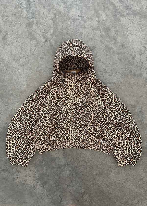 Cinnamon | Leopard Print Unisex Hoodie Cozy Streetwear For Men Women