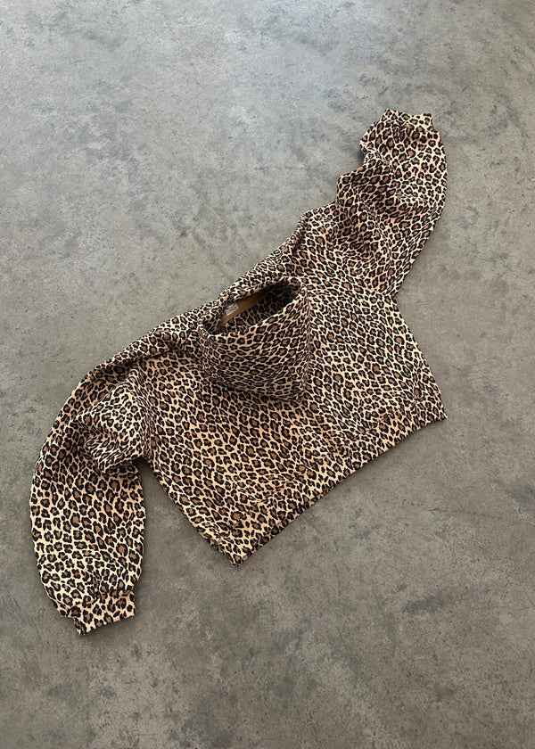 Cinnamon | Leopard Print Unisex Hoodie Cozy Streetwear For Men Women