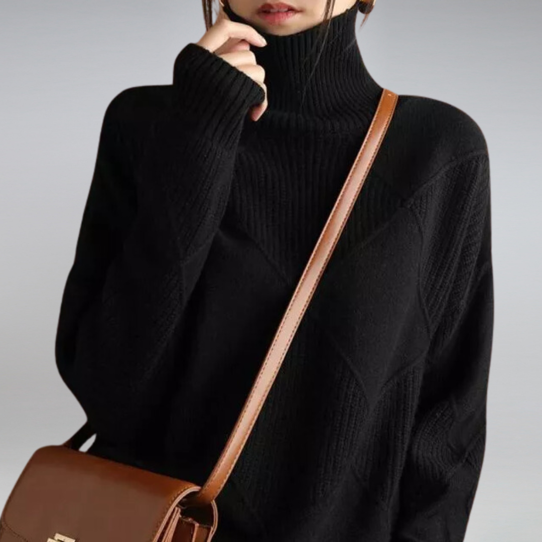 Linda | Cozy Turtleneck Knitwear