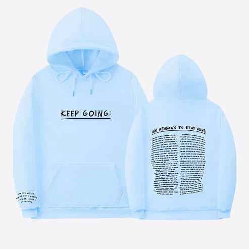 Emberly | Motivational Hoodie 100 Reasons To Stay Positive Today