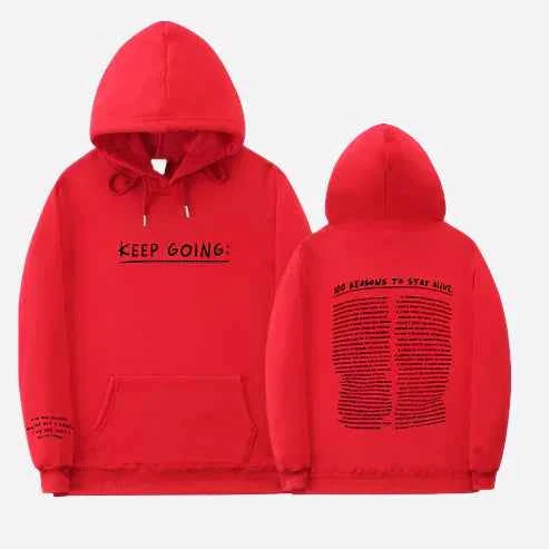Emberly | Motivational Hoodie 100 Reasons To Stay Positive Today