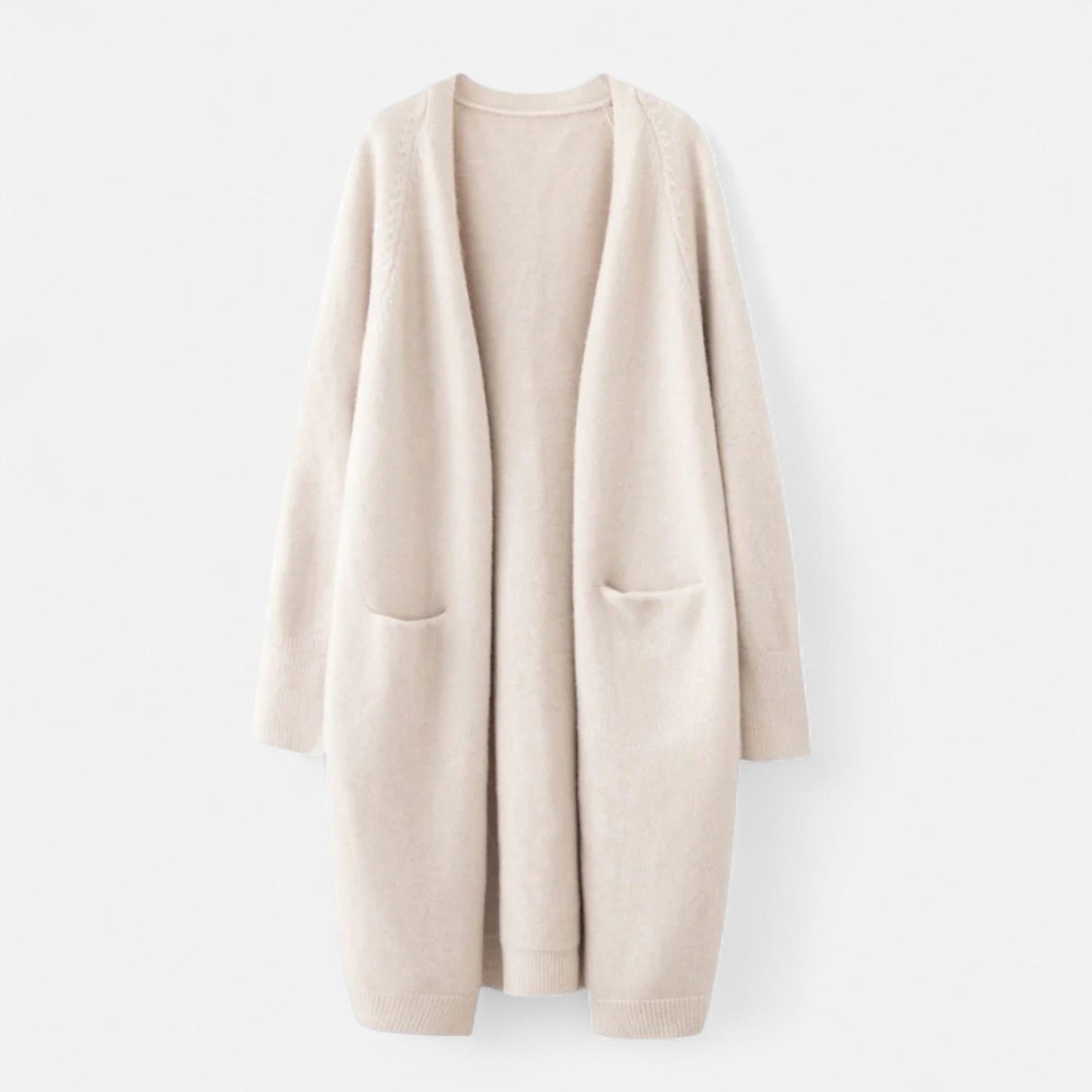 Undina | Long Silhouette Open-Front Cardigan