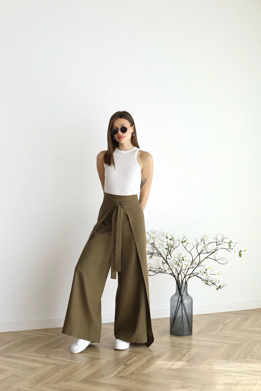 Sigourney | Women's Wide-Leg Linen Pants