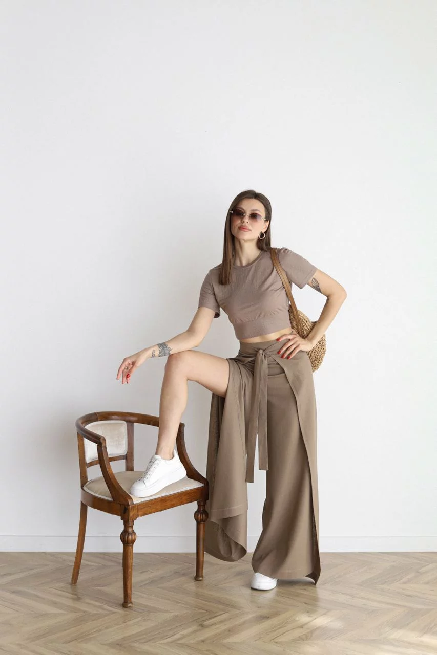 Sigourney | Women's Wide-Leg Linen Pants