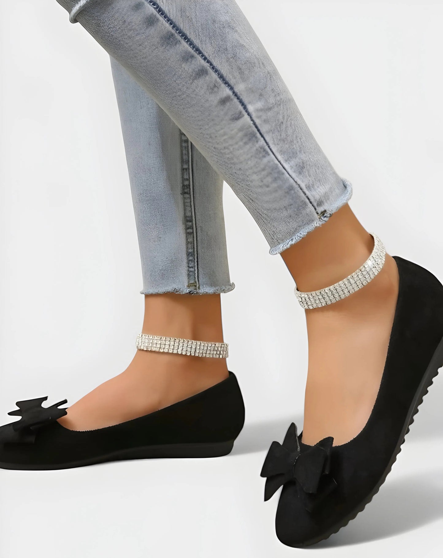 Zelia | Slip-On Ballet Flats with Bow